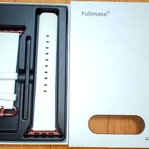 Fullmosa 22mm long Leather smartwatch band